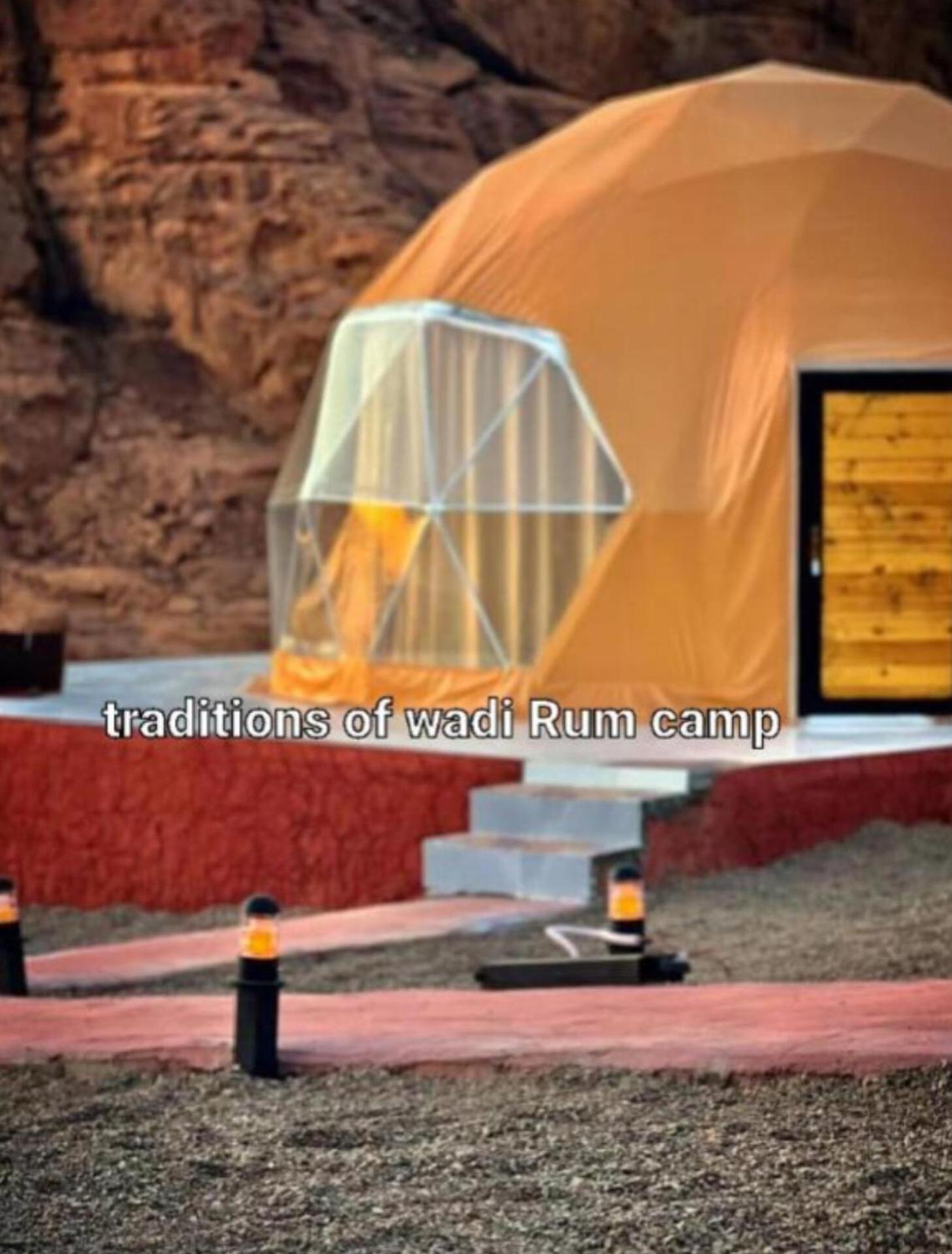 Traditions Of Wadi Rum Camp & Jeep Tour Exterior photo